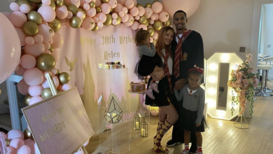 Photo of Helen Flanagan’s Harry Potter theme 30th birthday party with daughters and fiancé