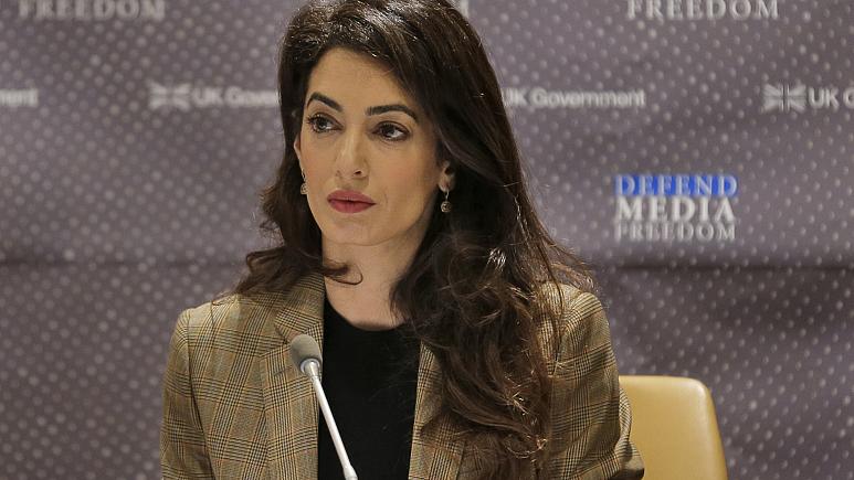 Amal Clooney quits as UK special envoy over 'lamentable' Brexit plan