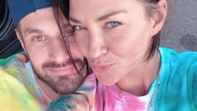 Photo of ‘Gossip Girl’ star Jessica Szohr welcomes first child.