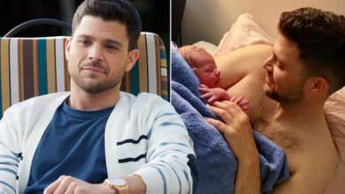 Photo of Jerry Ferrara, Turtle from ‘Entourage,’ welcomes son.