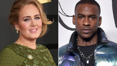 Photo of Adele shops at outlet mall with rumored boyfriend Skepta.