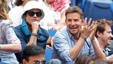 Photo of Brad Pitt and Bradley Cooper bro out at the US Open 2021.