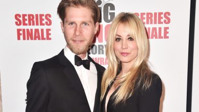 Photo of Kaley Cuoco and husband Karl Cook break up after three years of marriage.