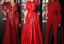 تصویر از لباس ها در مراسم اهدای جوایز به رقابت پرداختند.