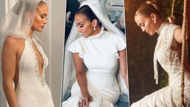 Photo of See Jennifer Lopez in Her Three Unique Wedding Gowns