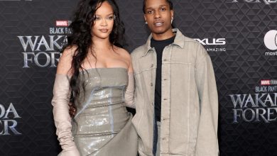 Photo of Rihanna shares first look of son with A$AP Rocky